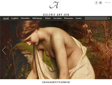 Tablet Screenshot of galeriearyjan.com